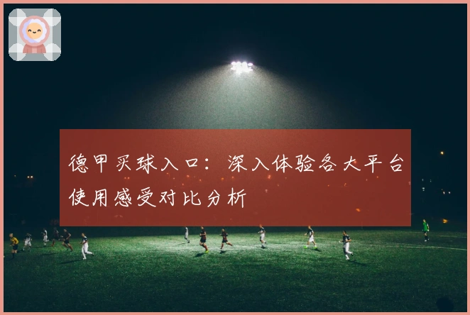 德甲买球入口：深入体验各大平台使用感受对比分析